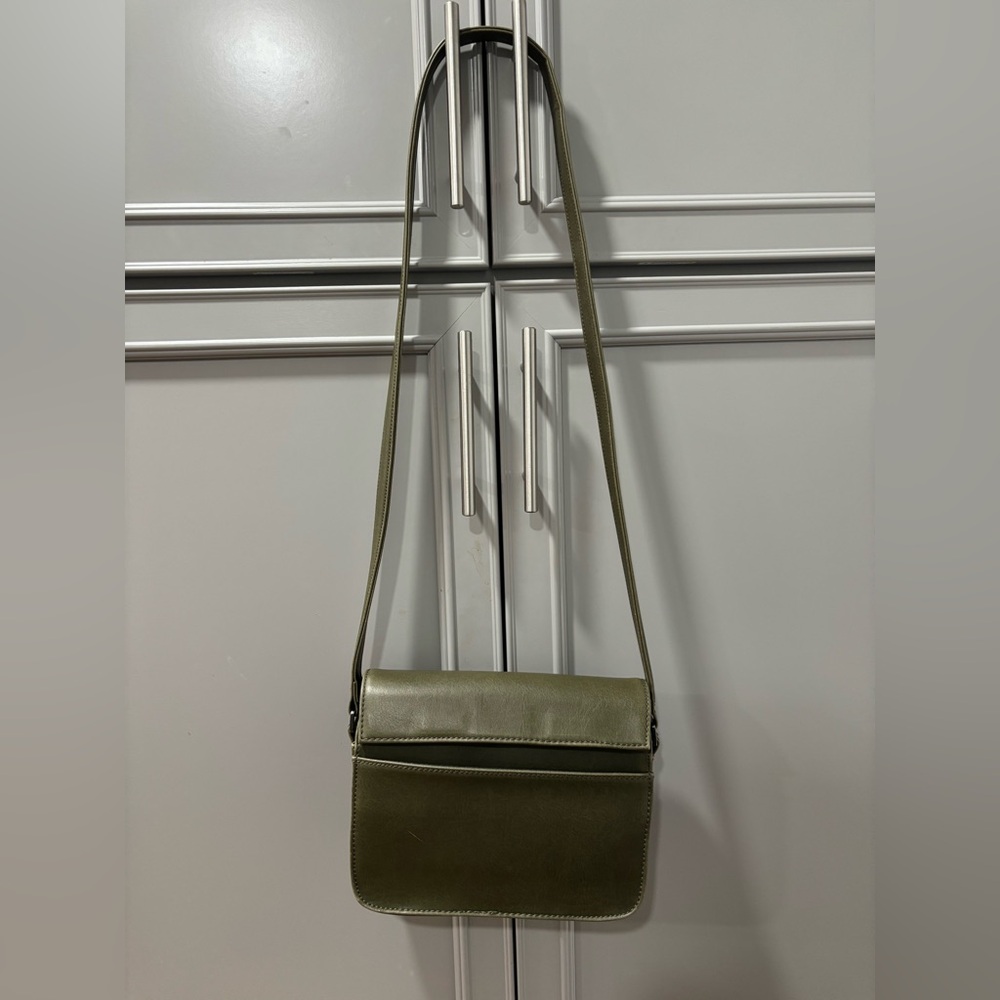 Matt & Nat Olive Green Vegan Leather Handbag Purse Crossbody